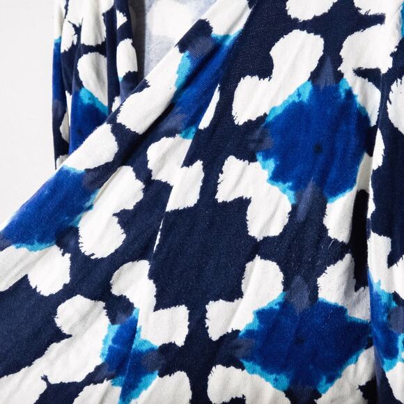 Tabitha Women’s Cardigan Large Boho Artsy Casual Classic Abstract Print Knit L - Picture 6 of 7